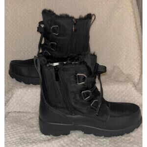 Torrid Black Winter Boots Sz 10 NIB